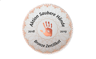 Aktion Saubere Hände – Bronze Zertifikat